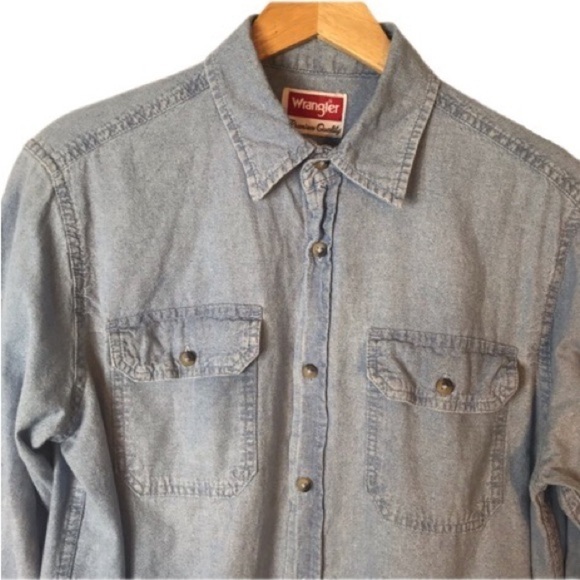 WRANGLER Denim Button Shirt - Picture 3 of 7